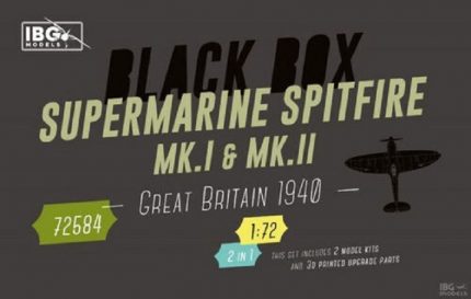 IBG MODELS 72584 SUPERMARINE SPITFIRE MK.I & MK.II GREAT BRITAIN 1940