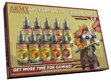 THE ARMY PAINTER WP8062 SPEEDPAINT METALLICS SET 2.0