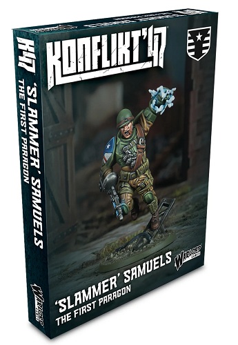 WARLORD GAMES 452010406 KONFLIKT'47 SLAMMER SAMUELS THE FIRST PARAGON