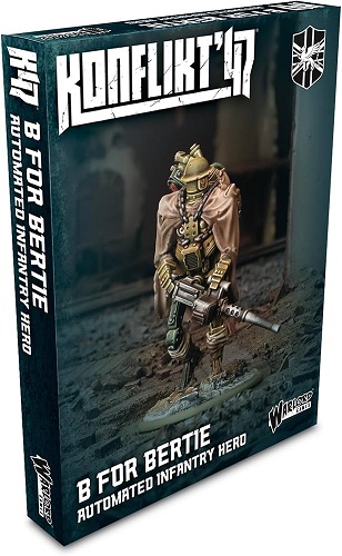 WARLORD GAMES 452010602 KONFLIKT’47 B FOR BERTIE AUTOMATED INFANTRY HERO