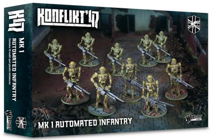 WARLORD GAMES 452010603 KONFLIKT’47 MK I AUTOMATED INFANTRY