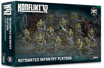WARLORD GAMES 452010605 KONFLIKT’47 AUTOMATED INFANTRY PLATOON