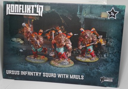 WARLORD GAMES 452010802 KONFLIKT'47 URSUS INFANTRY SQUAD WITH MAULS