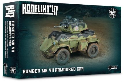 WARLORD GAMES 452600605 KONFLIKT’47 HUMBER VII ARMOURED CAR