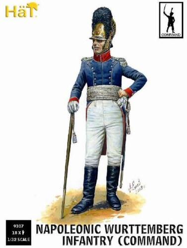 HAT 9307 NAPOLEONIC WURTTEMBERG INFANTRY (COMMAND)
