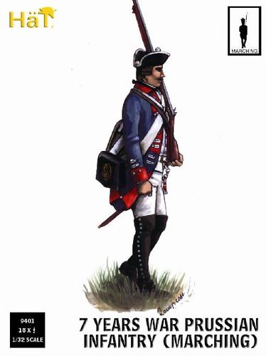 HAT 9401 7 YEARS WAR PRUSSIAN INFANTRY (MARCHING)