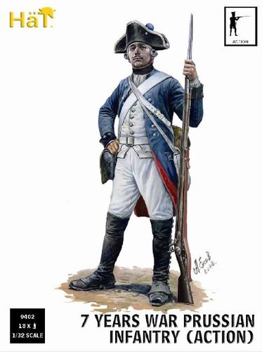HAT 9402 7 YEARS WAR PRUSSIAN INFANTRY (ACTION)