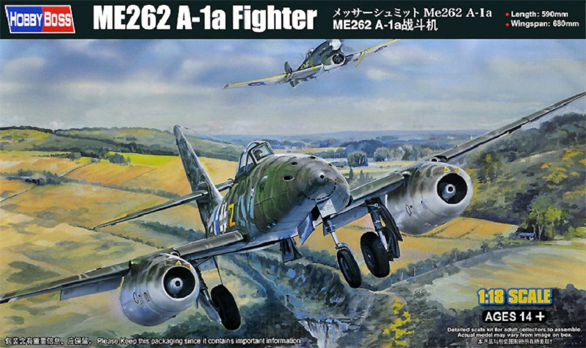 HOBBY BOSS 81805 ME262 A-1A FIGHTER