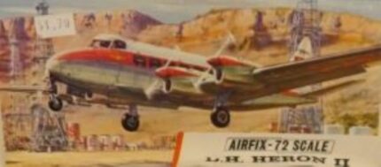 AIRFIX 381 D.H. HERON II