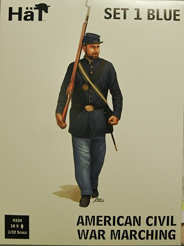 HAT 9334 AMERICAN CIVIL WAR MARCHING SET 1 BLUE