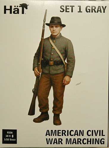 HAT 9336 AMERICAN CIVIL WAR MARCHING SET 1 GRAY