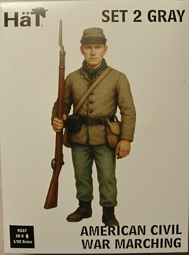 HAT 9337 AMERICAN CIVIL WAR MARCHING  SET 2 GRAY