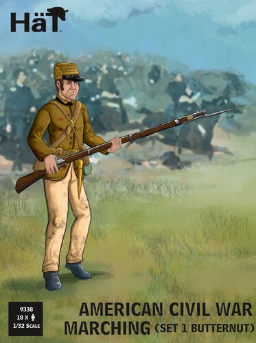 HAT 9338 AMERICAN CIVIL WAR MARCHING  (SET 1 BUTTERNUT)