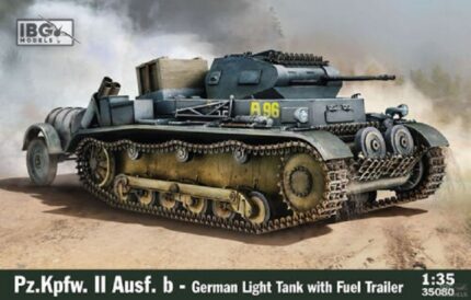 IBG MODELS 35080 PZ.KPFW. II AUSF. B - GERMAN LIGHT TANK WITH FUEL TRAILER
