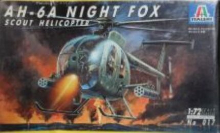 ITALERI 017 AH 6A NIGHT FOX SCOUT HELICOPTER