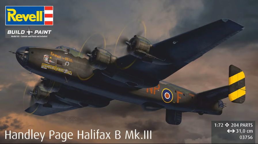 REVELL 03756 HANDLEY PAGE HALIFAX B MK.III