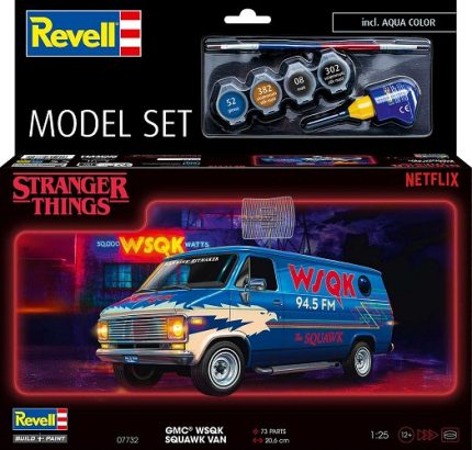 REVELL 67732 STRANGER THINGS GMC WSQK SQUAWK VAN
