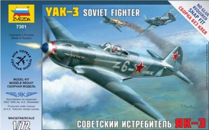 ZVEZDA 7301 YAKOLEV YAK 3 SOVIET FIGHTER